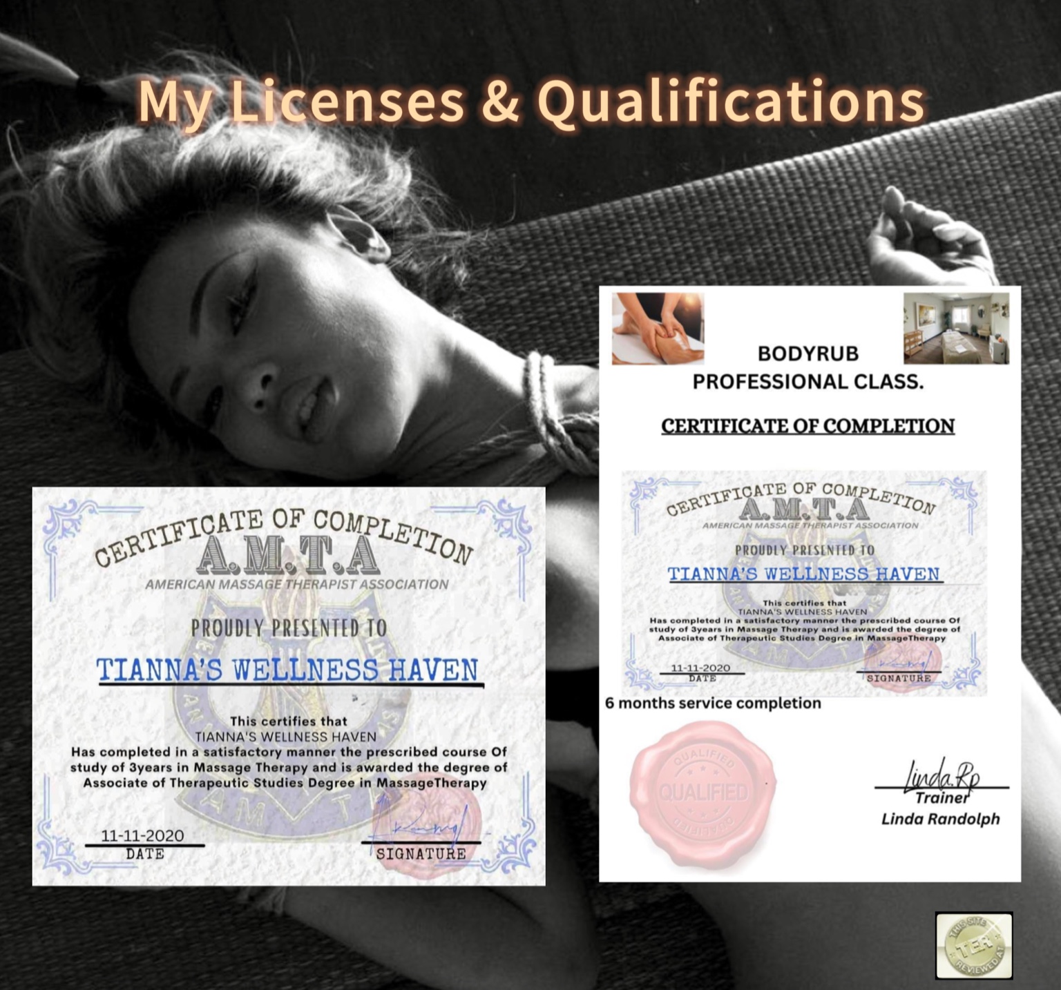 Licenses and Qualifications